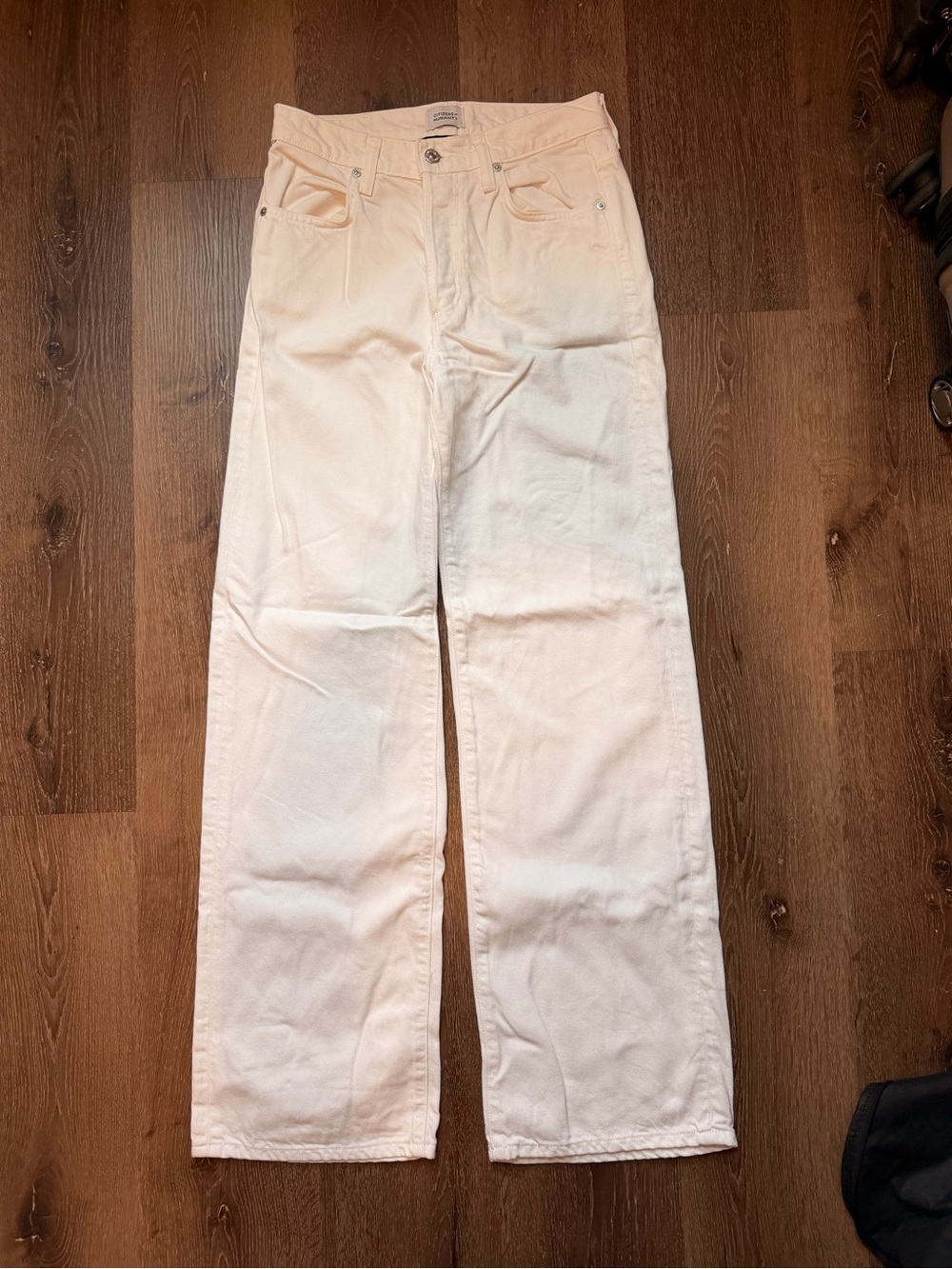 Citizens of Humanity Annina White Wide Leg Jeans size 27. $95